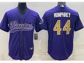 Baltimore Ravens #44 Marlon Humphrey Color Rush Baseball Jersey Purple