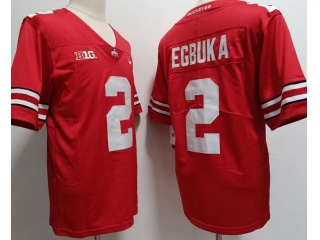 Ohio State Buckeyes #2 Emeka Egbuka Limited Jersey Red 