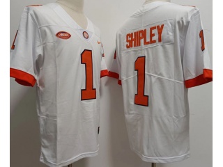 Clemson Tigers #1 Will Shipley Limited Jersey White