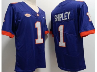 Clemson Tigers #1 Will Shipley Limited Jersey Purple