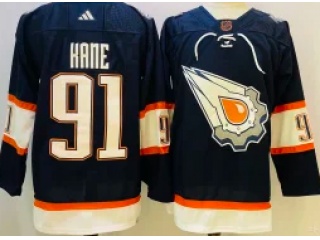 Adidas Edmonton Oilers #91 Evander Kane 2023 Reverse Jersey Blue