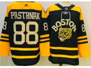 Adidas Boston Bruins #88 David Pastrnak Classic Jersey Black