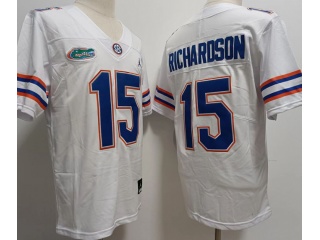 Florida Gators #15 Anthony Richardson Limited Jersey White