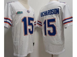 Florida Gators #15 Anthony Richardson Limited Jersey White 