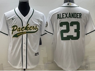 Green Bay Packers #23 Jaire Alexander Baseball Jersey White