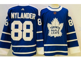 Adidas Toronto Maple Leafs #88 William Nylander 2023 Reverse Jersey Blue