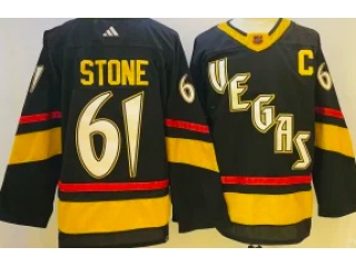 Adidas Vegas Golden Knights #61 Mark Stone 2023 Reverse Jersey Black