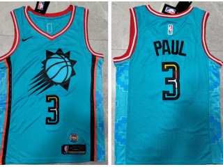 Phoenix Suns #3 Chris Paul 2022-23 City Jersey  Blue