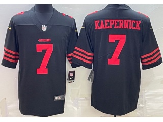 San Francisco 49ers #7 Colin Kaepernick New Style Limited Jersey Black