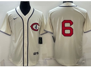 Nike Chicago Cubs #6 of Field Jersey Cream 