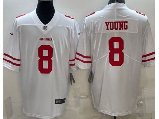 San Francisco 49ers #8 Steve Young Limited Jersey White
