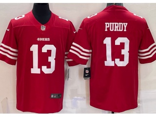 San Francisco 49ers #13 Brock Purdy Limited Jersey Red 