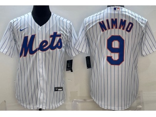 Nike New York Mets #9 Brandon Nimmo Cool Base Jersey White 