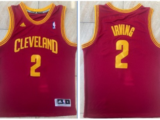 Cleveland Cavaliers #2 Kyrie Irving Jersey Red