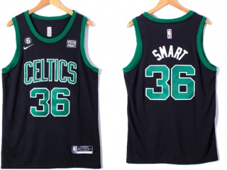 Nike Boston Celtics #36 Marcus Smart 75th Jersey Black