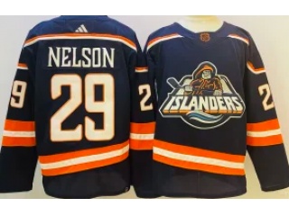 New York Islanders #29 Brock Nelson Reverse Jersey  Blue