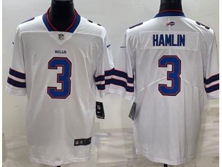 Buffalo Bills #3 Damar Hamlin Limited Jersey White