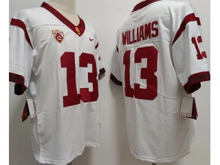 USC Trojans #13 Caleb Williams Limited Jersey White