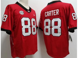 Georgia Bulldogs #88 Jalen Carter Limited Jersey Red