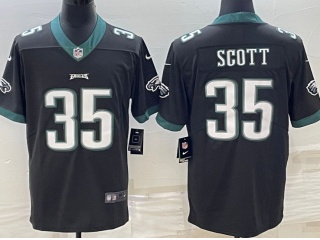 Philadelphia Eagles #35 Boston Scott Limited Football Jersey Black