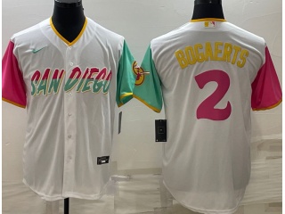 Nike San Diego Padres #2 Xander Bogaerts City Cool Base Jersey White