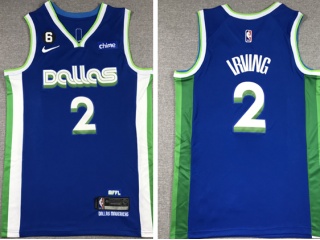 Dallas Mavericks #2 Kyrie Irving 2022-23 Jerseys Blue