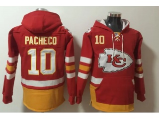 Kansas City Chiefs #10 Isiah Pacheco Hoodies Red