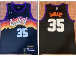 Nike Phoenix Suns #35 Kevin Durant 2021-22 City Jersey Black