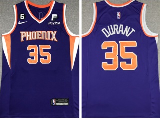 Nike Phoenix Suns #35 Kevin Durant Jersey Purple