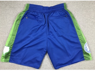 Dallas Mavericks With Pockets 2023 City Shorts Blue