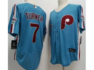 Nike Philadelphia Phillies #7 Trea Turner Flexbase Jersey Blue 