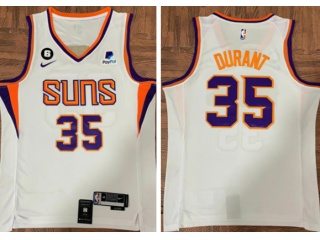 Nike Phoenix Suns #35 Kevin Durant Jersey White