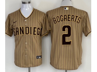 Nike San Diego Padres #2 Xander Bogaerts Cool Base Jersey Tan 