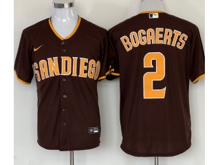 Nike San Diego Padres #2 Xander Bogaerts Cool Base Jersey Brown