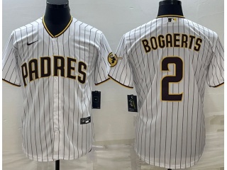 Nike San Diego Padres #2 Xander Bogaerts Cool Base Jersey White