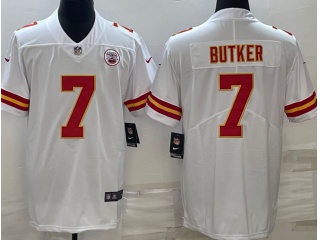 Kansas City Chiefs #7 Harrison Butker Limited Football Jersey White