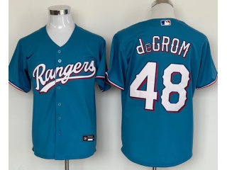 Nike Texas Rangers #48 Jacob Degrom Cool Base Jersey Baby Blue