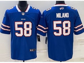 Buffalo Bills #58 Matt Milano Limited Jersey Blue