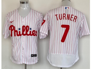 Nike Philadelphia Phillies #7 Trea Turner Flexbase Jersey White 
