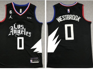 Nike Los Angeles Clippers #0 Russell Westbrook 2022-23 Jersey Black
