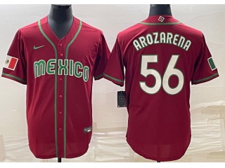 Mexico #56 Randy Arozarena Jersey Red