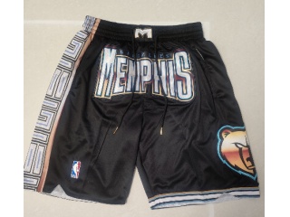 Memphis Grizzlies Black With Pockets 22-23 City  Shorts