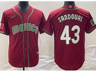 Mexico #43 Patrick Sandoval Jersey Red