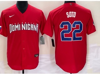 República Dominicana #22 Juan Soto Jersey Red 