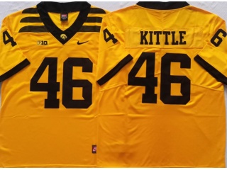 Iowa Hawkeyes #46 George Kittle Jersey Yellow