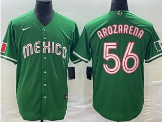 Mexico #56 Randy Arozarena Jersey Green