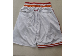 Miami Heat Throwback With Pockets Shorts White 