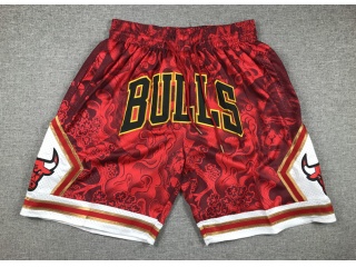 Chicago Bulls Tiger Year Shorts Red