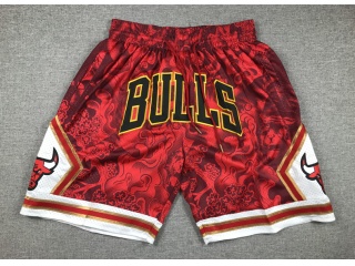 Chicago Bulls Tiger Year Shorts Red 