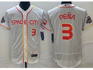 Houston Astros #3 Jeremy Pena 2023 City Flexabse Jersey White